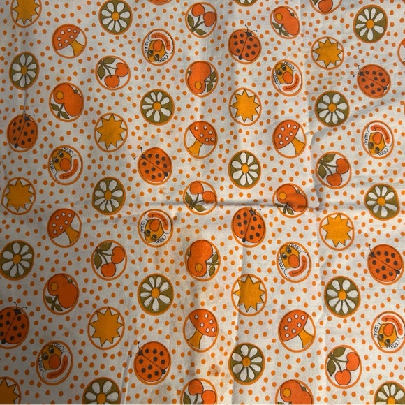 Vintage fabric baby crib blanket duvet - Picture 5 of 6